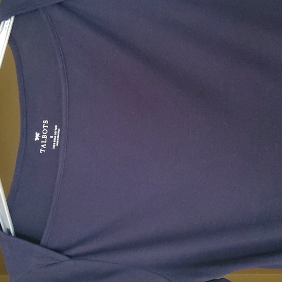 Talbots Tops - Talbots Navy Top 100% Pima Cotton
